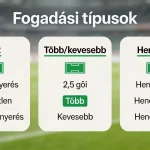 Különböző fogadási piacok megjelenítése a 2026-os labdarúgó-világbajnokság mérkőzésein