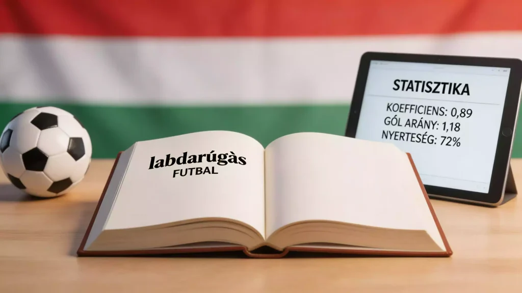 Sportfogadási szótár illusztráció könyvvel és fogadási szelvénnyel